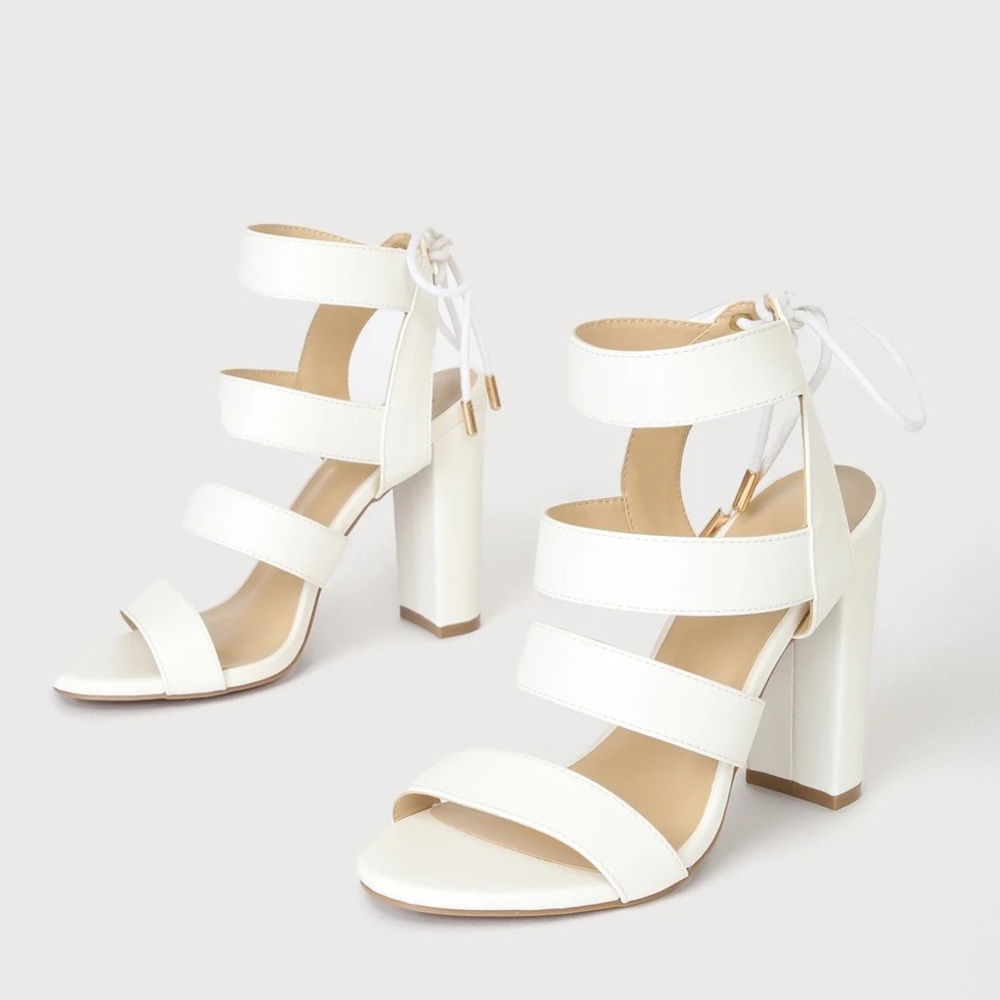 Lulus Lace Up Heels